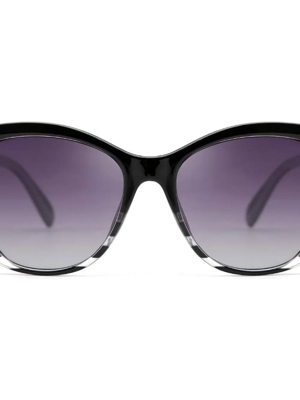 Elegant Polarized Cat Eye Sunglasses for Women - Jackie O Retro Style B2451